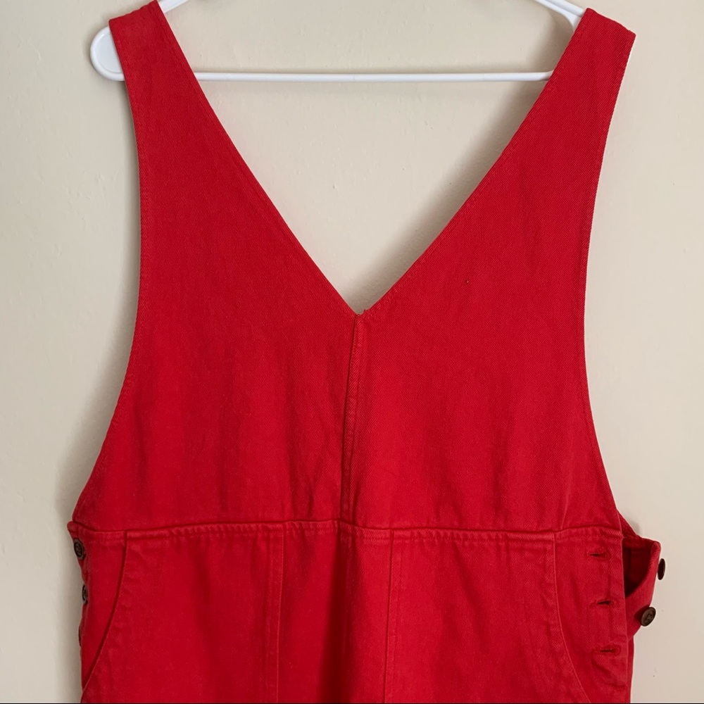 Alex Mill Ollie Overall in Berry Red, Medium